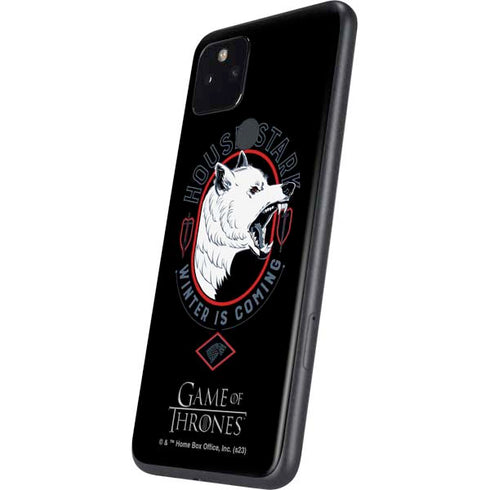 Game of Thrones: House Stark Direwolf Google Pixel 4a 5G Skin